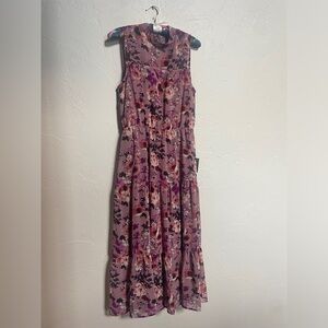 Lulu’s Pink Floral Halter Dress